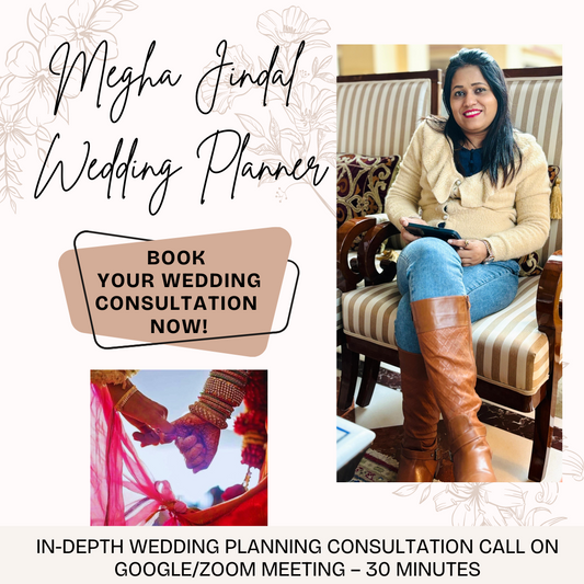 Destination Wedding Planning Consultation – 30 Minutes with Megha Jindal